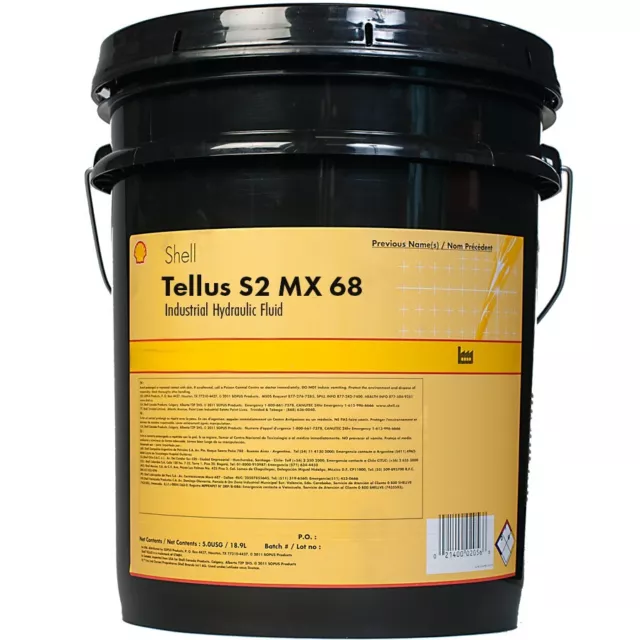 SHELL Tellus S2 MX 68 Huile hydraulique Liquide hydraulique 550045418 20 Seau
