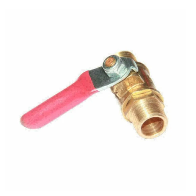 Heavy Duty Brass Ball Valve G1/4 NPT Male to Male Thread-Pipe L6C0 New T0L8 M3O3