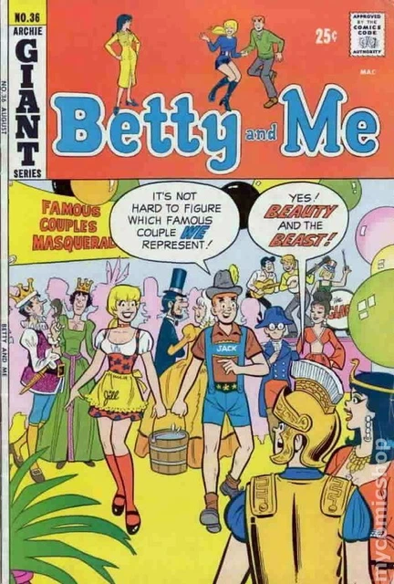 Betty and Me #36 VG 1971 Stock Image Low Grade