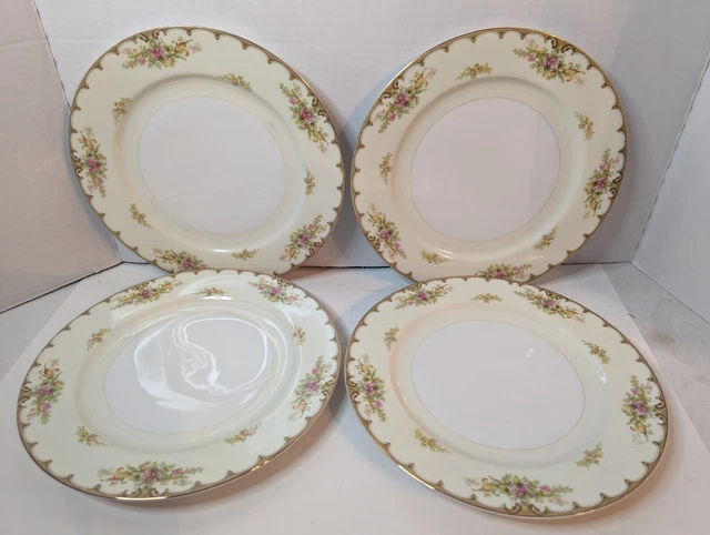 Lot Of 4 Vintage Royal Embassy "Lincoln" China Dinner Plates