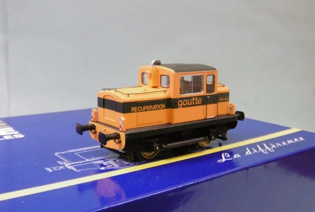 HO] : Locotracteur Diesel MOYSE 32 TDE Industriel, JAUNE pas de phare - REE MB093 - Paris Modélisme