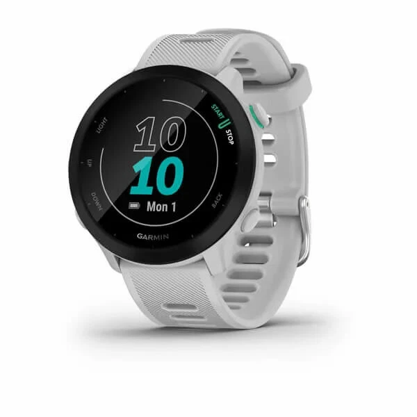 Orologio Cardio al polso GPS Running Outdoor GARMIN FORERUNNER 55 Bianco