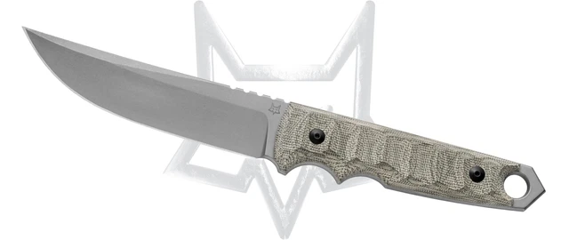 Fox Knives Ryu Fixed Blade Knife FX-634 MOD Niolox Stainless OD Green Micarta