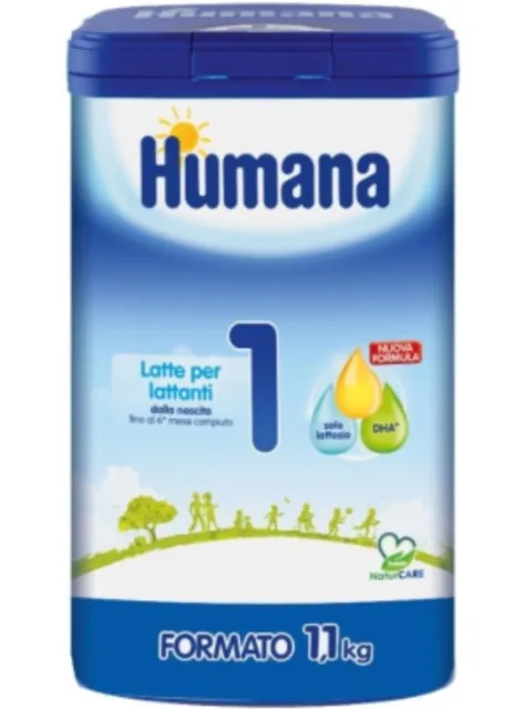 HUMANA 1 - Latte in polvere per lattanti fino al 6° mese compiuto 1,1 Kg  EUR 27,00 - PicClick IT