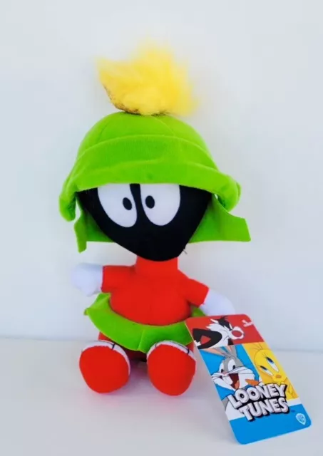 Looney Tunes Warner Brothers Marvin Martian Stuffed Animal Plush Figure Toy 7"