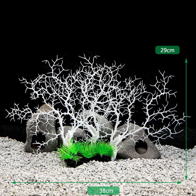 Artificial Resin Coral Tree Branch Fish Tank Aquarium Ornament Landscaping Decor