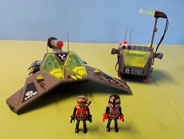 Playmobil 3083 petit vaisseau spatial base lunaire avec astronaute vintage Playmobil 3083 petit vaisseau spatial base lunaire avec astronaute vintage
