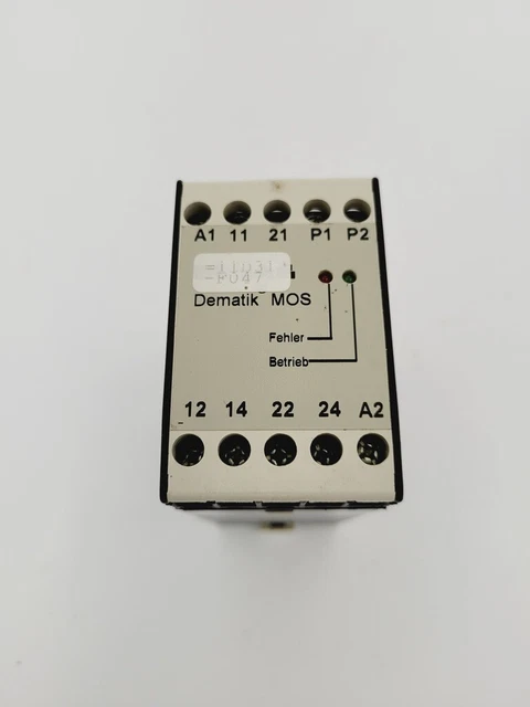 Demag Dematik MOS 46956244 220-240V Relay /#C C17Q 7267