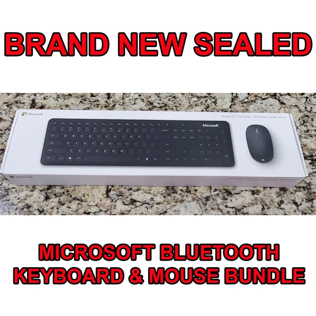 MICROSOFT BLUETOOTH DESKTOP Bundle with Wireless Keyboard and Mouse QHG