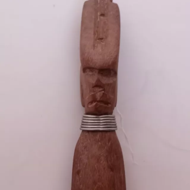 African Tribal Hand Carved wooden Letter Opener made in Kenya unique