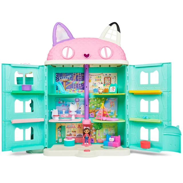 GABBY'S DOLLHOUSE, PURRFECT Dollhouse 2Foot Tall Playset with Sounds