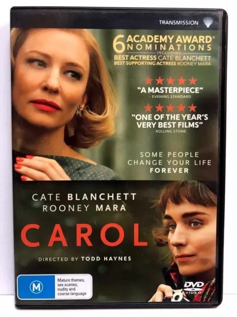 Carol. Cate Blanchett, Rooney Mara. Dvd