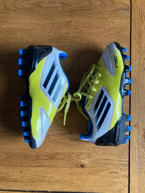 Adidas Football boots F-50 (FG) Firm Ground Kids/Junior - UK Size 10K (EU28)
