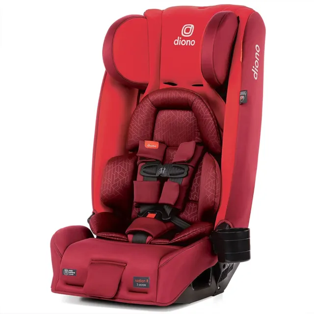 CAR SEAT, Diono Radian 3RXT Slim Fit 4 in 1 Convertible Car Seat, Red Cherry