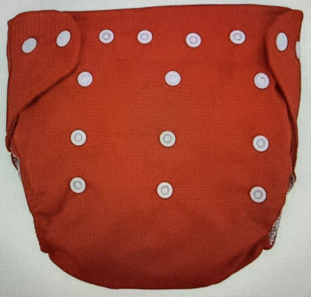 Infant   Re-Usable   Nappy  ~~   Red