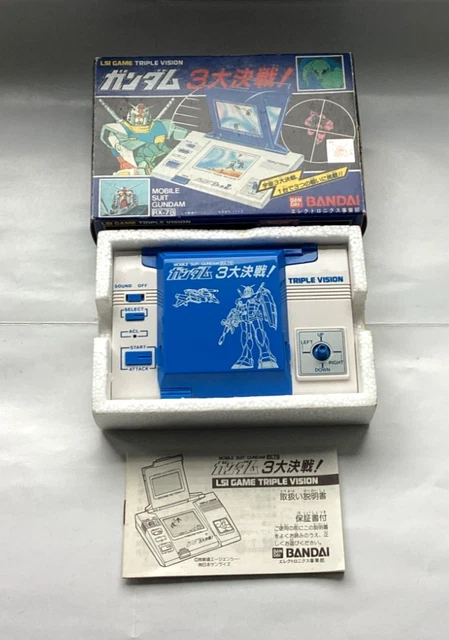 VINTAGE 1983 RARE BANDAI TRIPLE VISION GUNDAM SPACE CENTURION
