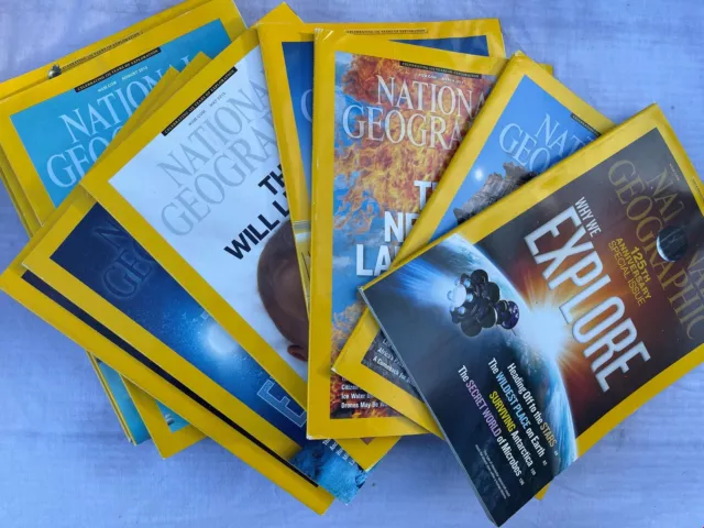 ​NATIONAL GEOGRAPHIC Magazine 2013 Complete 12 Monthly Editions Jan to Dec inc