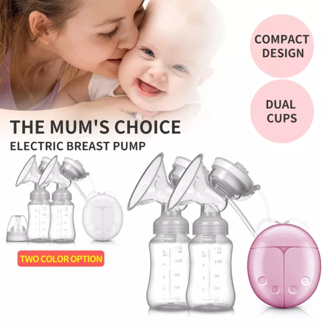 Wasel Electric Breast Pump Automatic Milk Suction Baby Feeder Double Side