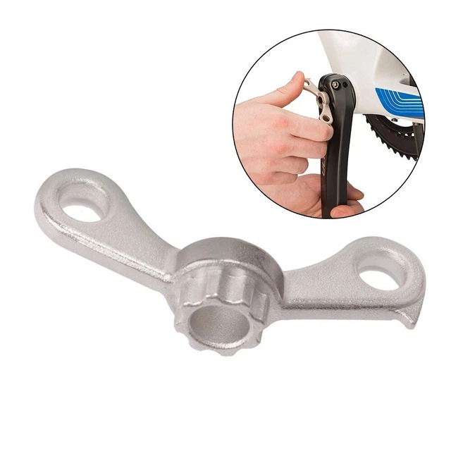Extracteur De Manivelle 2 En 1 – Acier Chromé, Compatible Shimano HollowTech 2 Et Autres – Avec Tournevis Coudé