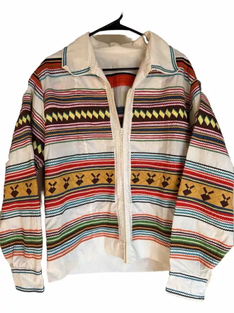 Vintage Seminole Native American Patchwork Shirt