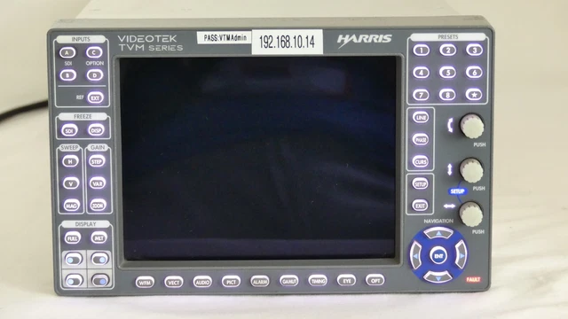 Harris TVM9140PKG-EH Multiformat Waveform Monitor