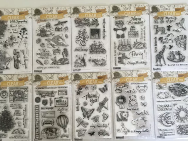 Hero Arts Poly Clear Stamp Set From The Vault YOU PICK New