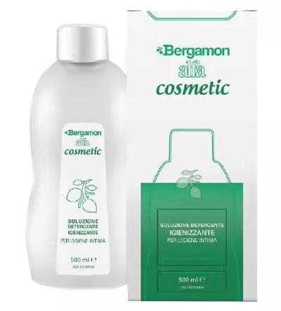 Bergamon alfa cosmetic soluzione detergente igienizzante intimo 500ml