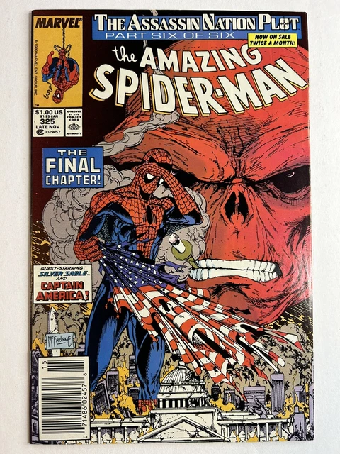 Amazing Spider-Man #325 | VF | Red Skull | Silver Sable | McFARLANE Marvel