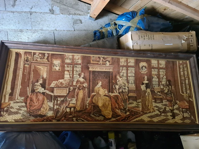 RARE.TAPISSERIE MURALE ANCIENNE. LA DANCE. Numéroté.Louvre. EUR 250,00 - PicClick FR