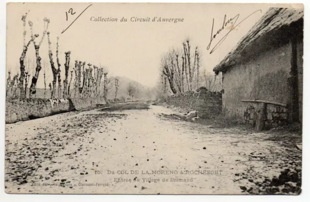 Circuit d' Auvergne - PUY DE DOME - CPA 63 - le village de BRAMAUD