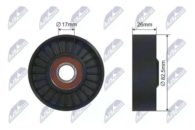 Poulie-Tendeur Courroie Trapézoïdale Pour Audi A6 A6 Avant