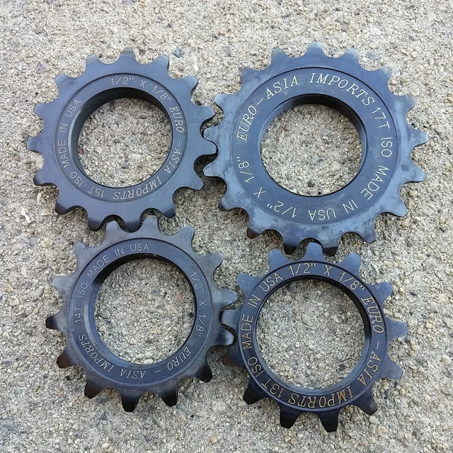 EURO ASIA IMPORTS Deluxe Steel Track Cog 1/8