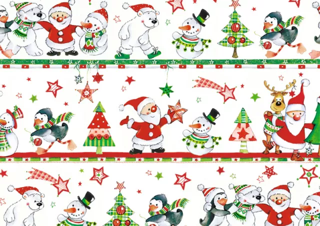 SUSY CARD Weihnachts-Geschenkpapier "Xmas kids" (B)700 mm x (L)2 m