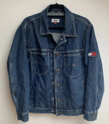TOMMY JEANS DENIM Sherpa Jacket Flag 