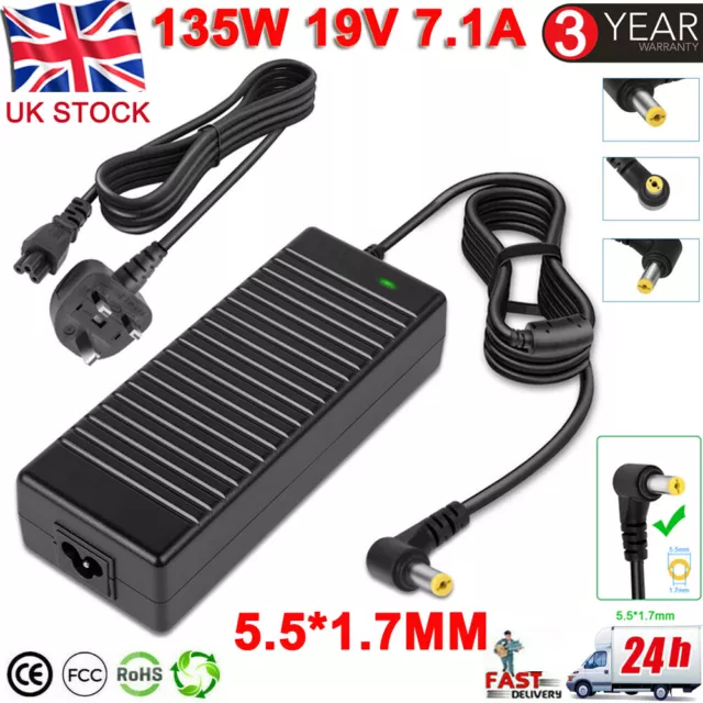 135W Gaming Laptop Power Charger For Acer Nitro 5 7 AN515 Acer Aspire 7 5 Series