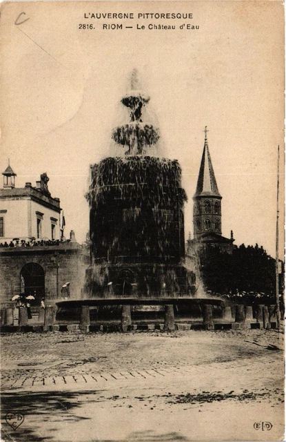 CPA AK L'Auvergne Pittoresque RIOM Le Chateau d'eau (408972)