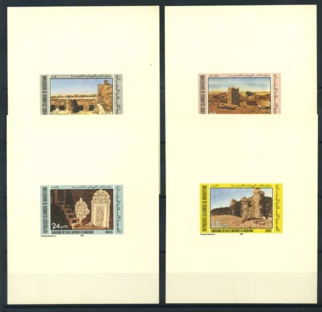 Mauritania 1983 Mi. 783-786 Foglietto 100% Foglietto di lusso ** Monumenti