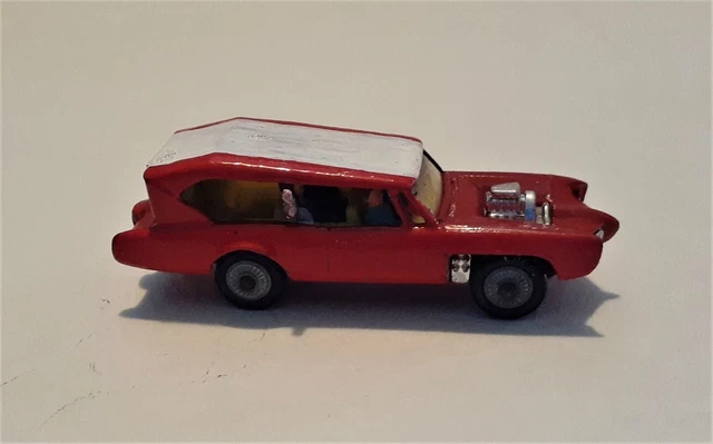 Vintage Husky Red/Black Monkeemobile (Great Britian) The Monkees Car - RARE