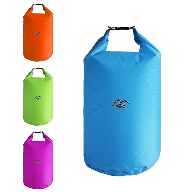 Impermeabile Asciutto Borsa Sacca Portaoggetti Kit 5-70 Litri Kayaking da Canoa