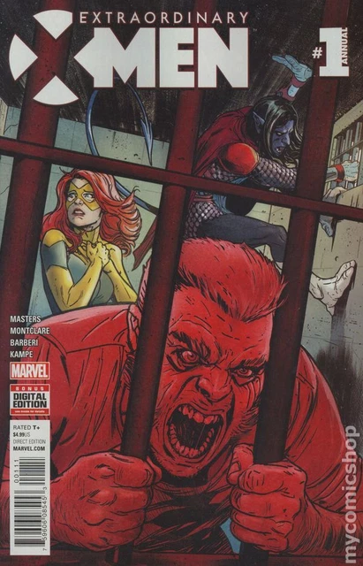 Extraordinary X-Men Annual 1A Ibanez NM 2016 Stock Image