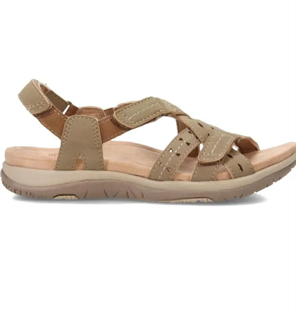 Earth Origins Sailor Sandal Shoes 7207026W Sedona Brown Womens Size 9.5 New 2