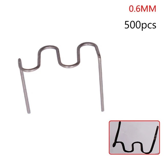 For Voiture Pare-Choc Plastique Soldure Réparation Kit 500PCS 0.6mm-Wave Hot