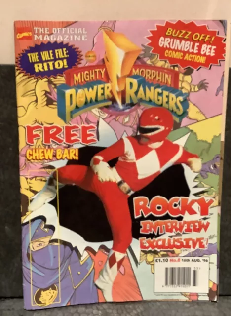 Mighty Morphin' Power Rangers Marvel Comics Issue #8(Aug 1996) Magazine