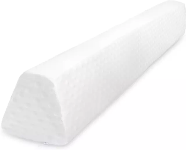 YENING Baby Bed Bumpers for Toddlers Foam Guard Rail 1 Pack, White