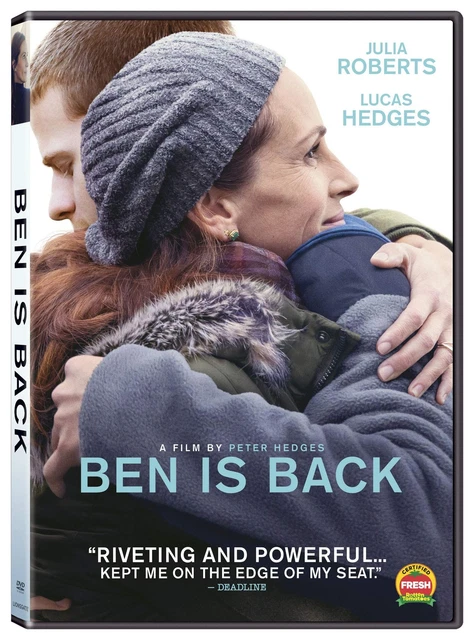 BEN IS BACK DVD Julia Roberts Lucas Hedges Courtney Vance US IMPORT 