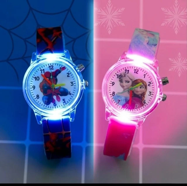 2 pièces Montre électronique carrée silicone mode et loisirs