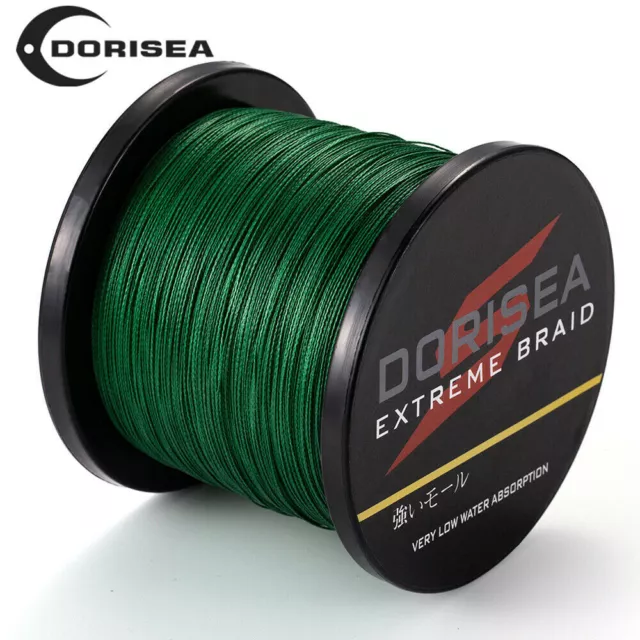 Moss Green Spectr PE Dyneema Braided Fishing Line 100M 300M 500M 1000M 6LB-300LB