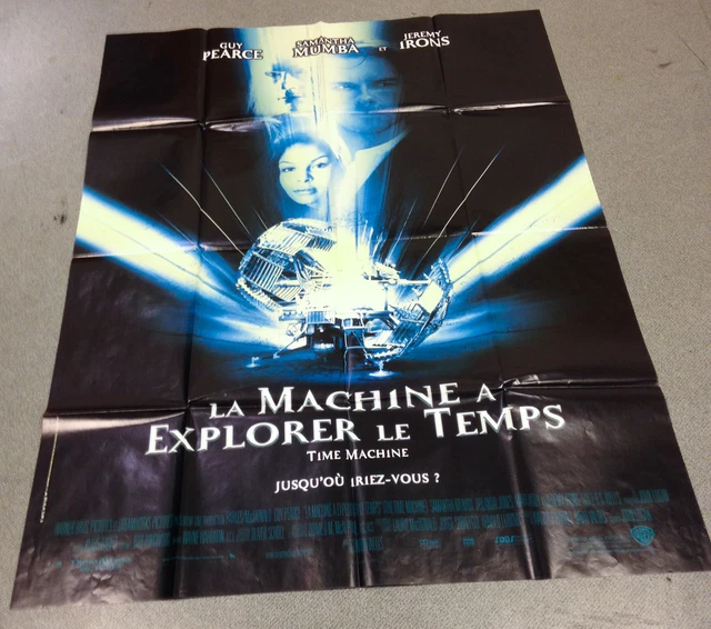 AFFICHE DU FILM LA MACHINE A EXPLORER LE TEMPS JEREMY IRONS 120X160