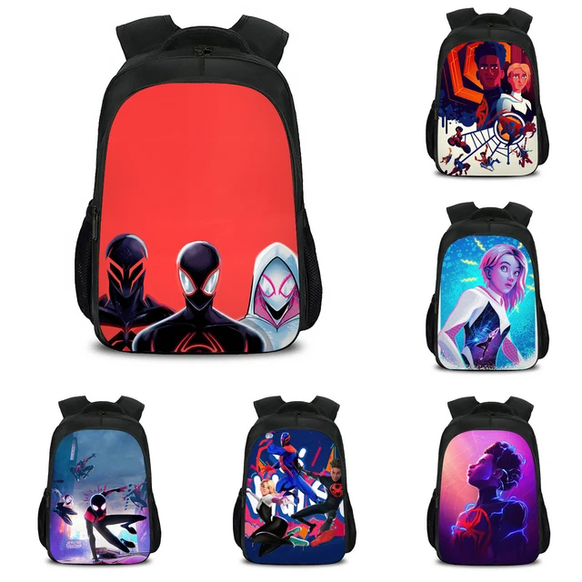 SPIDERMAN ACROSS THE SpiderVerse Kids Backpack Shoulder Laptop Bag