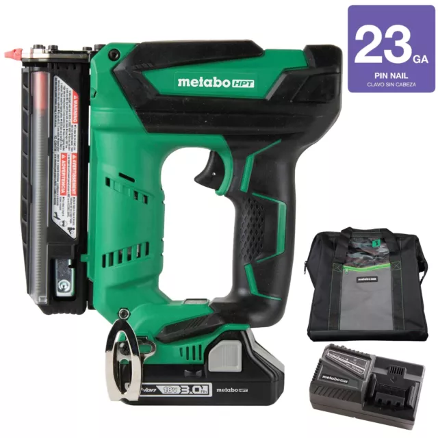 Metabo HPT 18V Lithium-Ion 23 Gauge 1-3/8 in Cordless Pin Nailer (Tool Only)